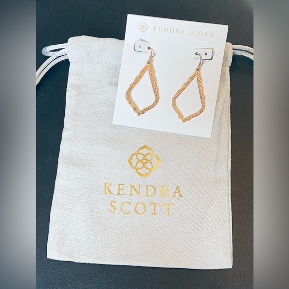 New Kendra Scott Sophia Drop Earrings in rose gold - Picture 4 of 4